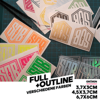 SONS OF BATTERY© – Supporter Folie “Modernes Logo” in verschiedenen Farben und Größen - Sons of Battery® - E-MTB Brand & Community