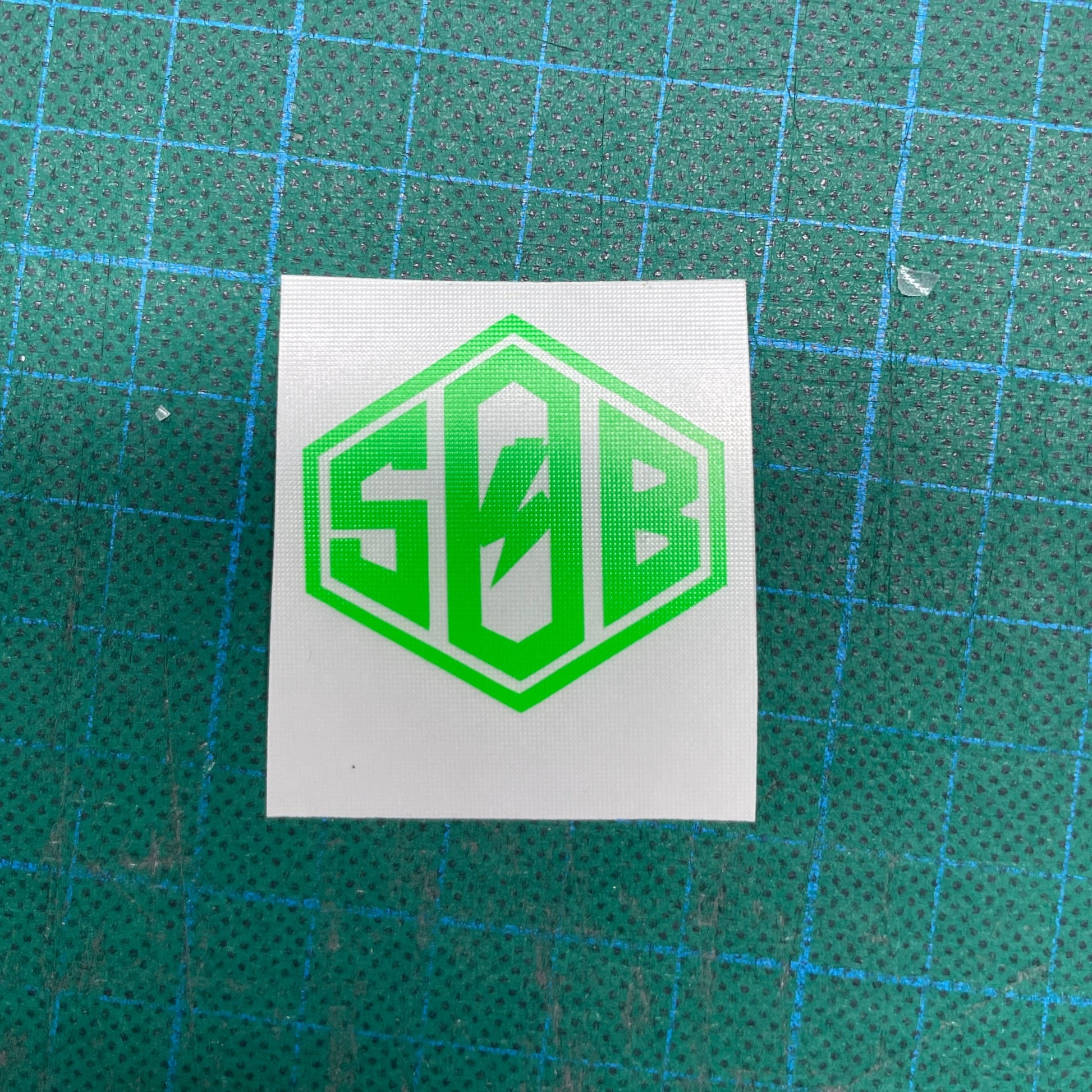 Sons of Battery - E-MTB Brand & Community Folien & Sticker Neongrün SoB Diamond Vinyl Sticker E-Bike-Community