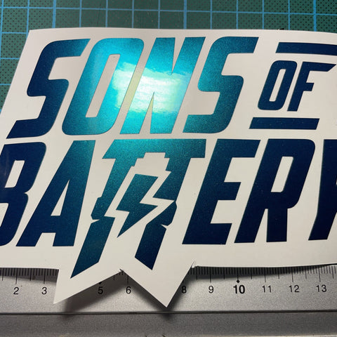 Sons of Battery - Logo - Groß -  Folienplot