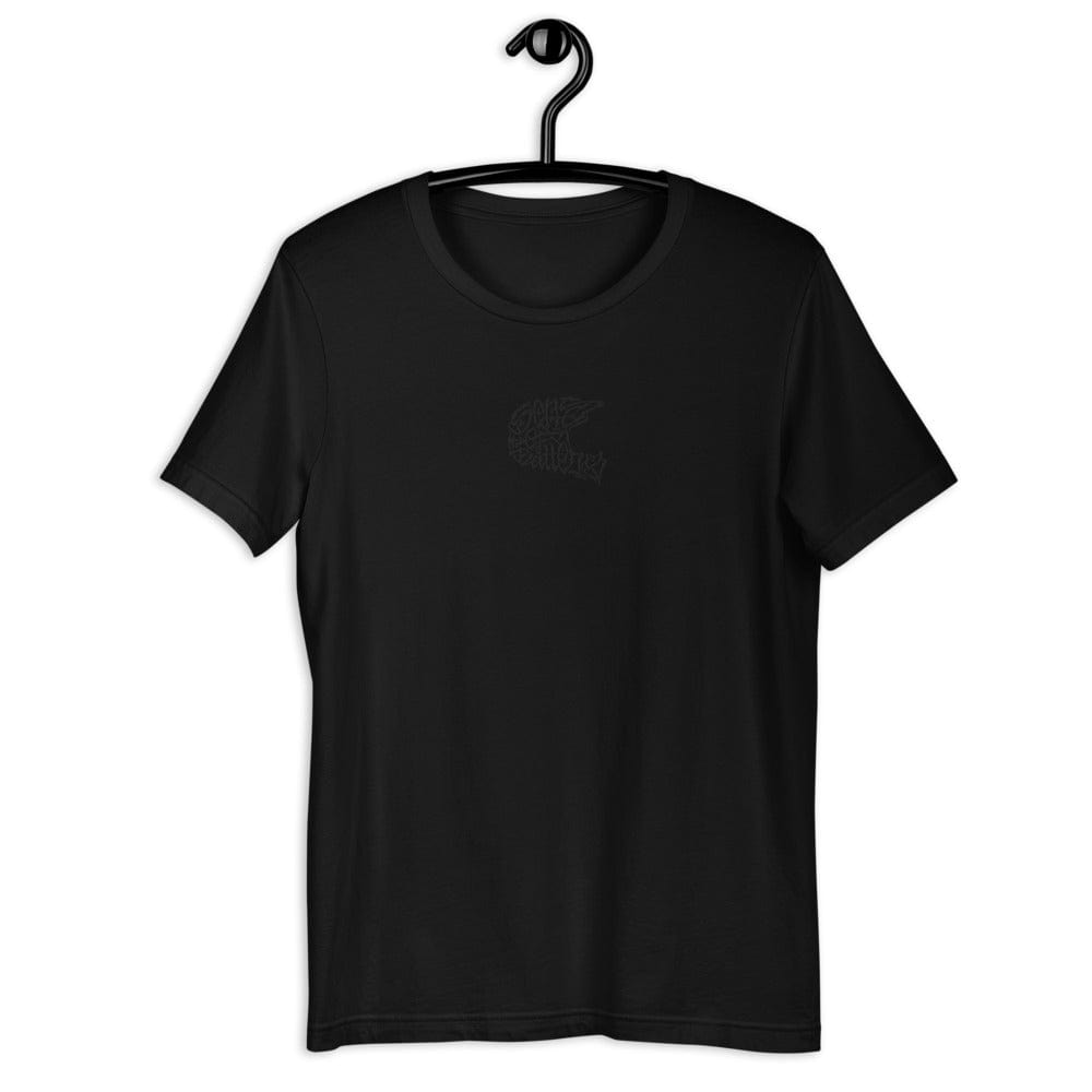Sons of Battery® - E-MTB Brand & Community Kurzärmeliges T-Shirt - gesticktes Motiv Black on Black E-Bike-Community