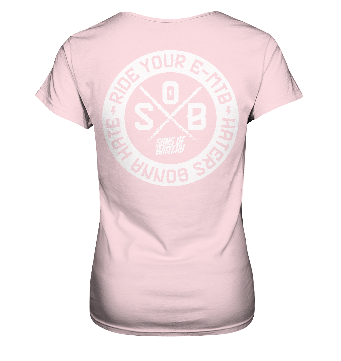 Sons of Battery® - E-MTB Brand & Community Lady-Shirts Orchid Pink / XS Haters gonna Hate - Ladies Premium Shirt (Ohne Flip Label) E-Bike-Community
