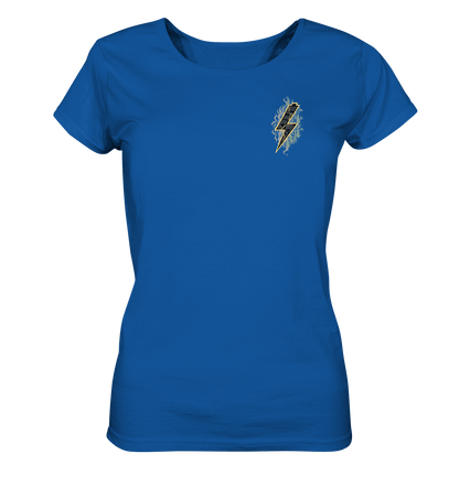 Sons of Battery® - E-MTB Brand & Community Lady-Shirts Royal Blue / S SoB - Shred or Alive - Ladies Organic Shirt E-Bike-Community