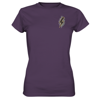 Sons of Battery® - E-MTB Brand & Community Lady-Shirts Urban Purple / XS SoB - Shred or Alive - Ladies Premium Shirt E-Bike-Community