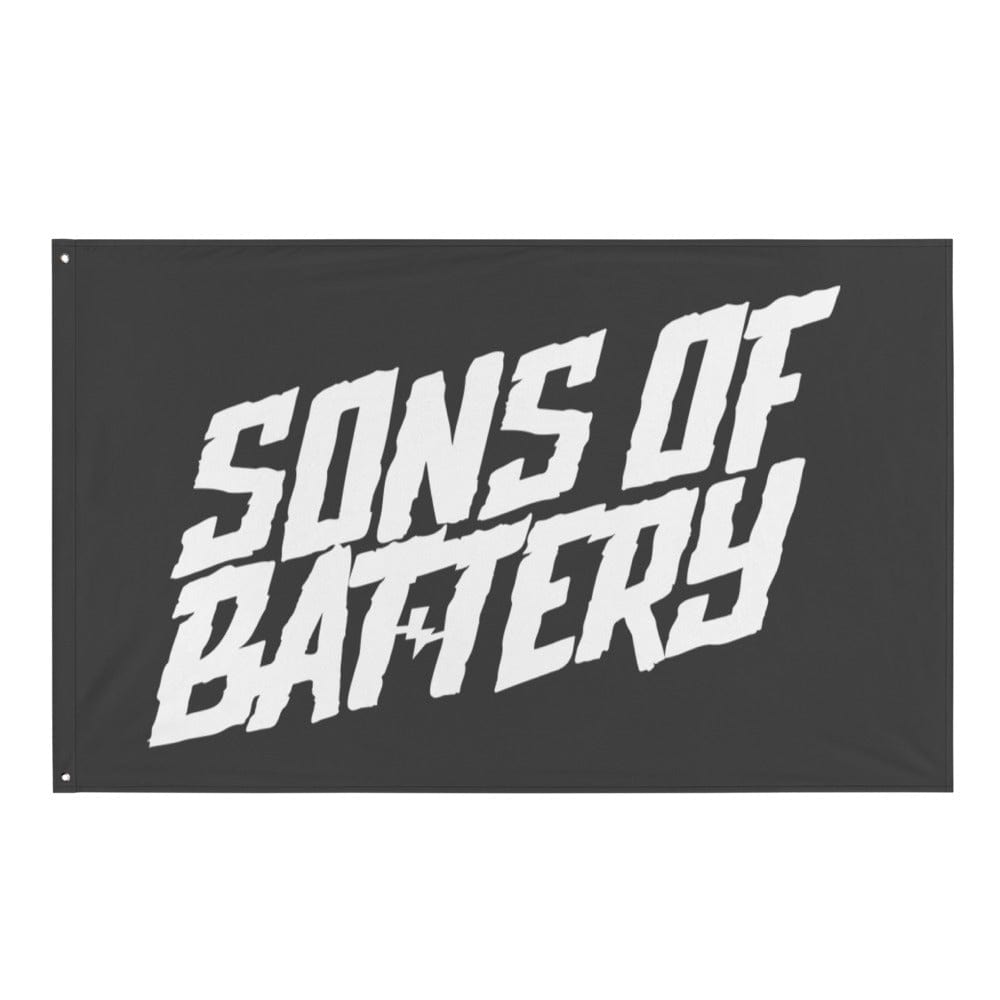 Sons of Battery® - E-MTB Brand & Community Signature - Fahne E-Bike-Community