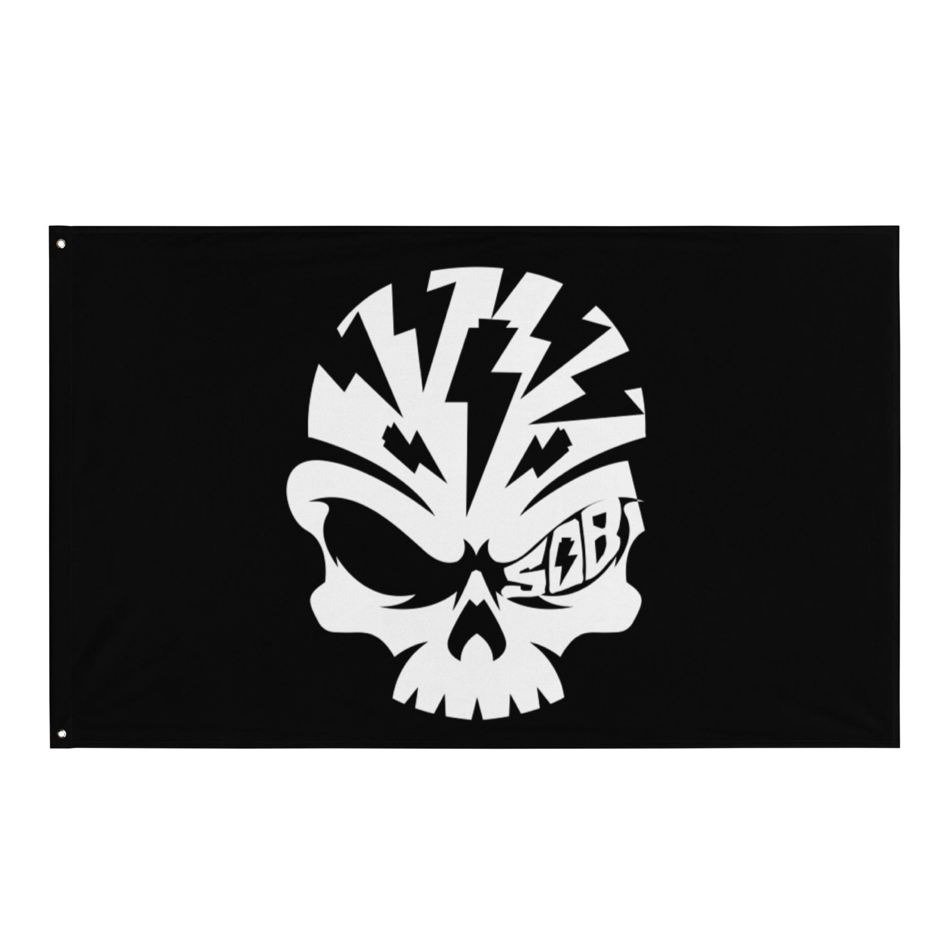 Sons of Battery® - E-MTB Brand & Community Skullhead Fahne E-Bike-Community