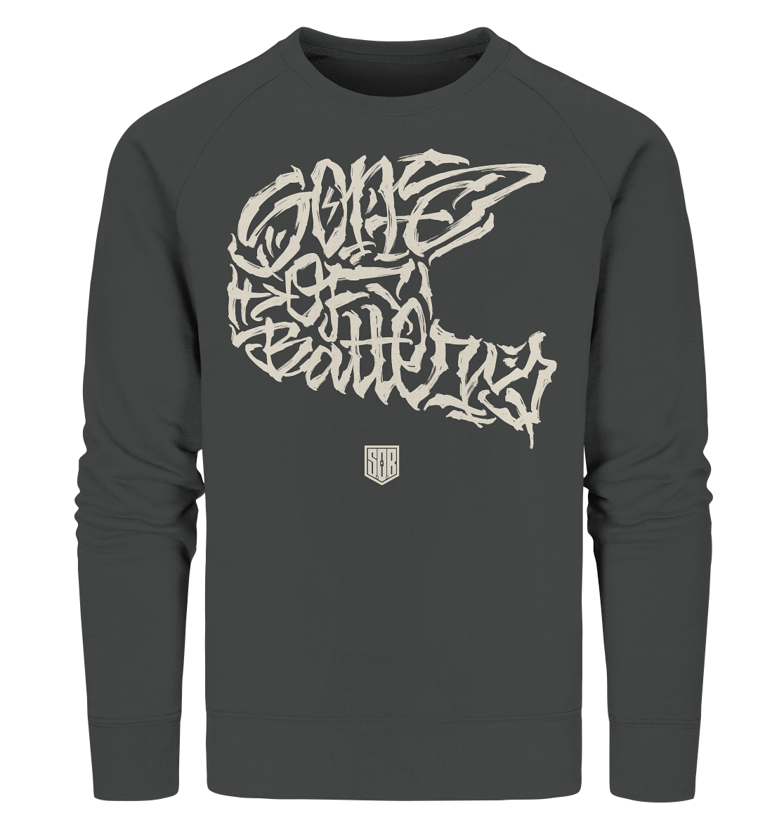Sons of Battery® - E-MTB Brand & Community Sweatshirts Anthracite / S The Power of Movement - Frontprint- Organic Sweatshirt (Flip Label) E-Bike-Community