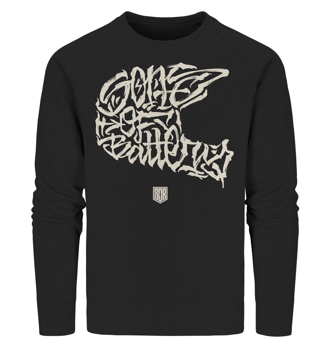 Sons of Battery® - E-MTB Brand & Community Sweatshirts Black / S The Power of Movement - Frontprint- Organic Sweatshirt (Flip Label) E-Bike-Community