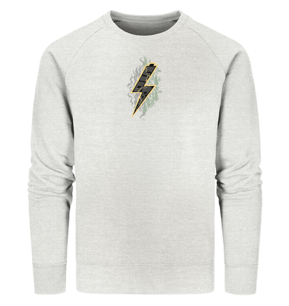 Sons of Battery® - E-MTB Brand & Community Sweatshirts Cream Heather Grey / XS SoB - Shred or Alive - Organic Sweatshirt E-Bike-Community