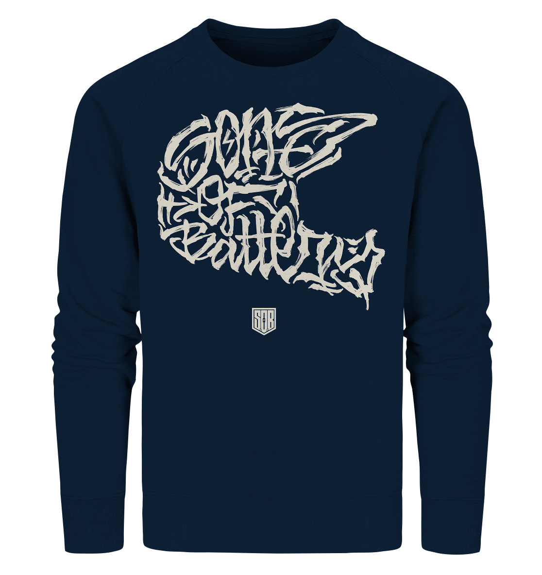 Sons of Battery® - E-MTB Brand & Community Sweatshirts French Navy / S The Power of Movement - Frontprint- Organic Sweatshirt (Flip Label) E-Bike-Community