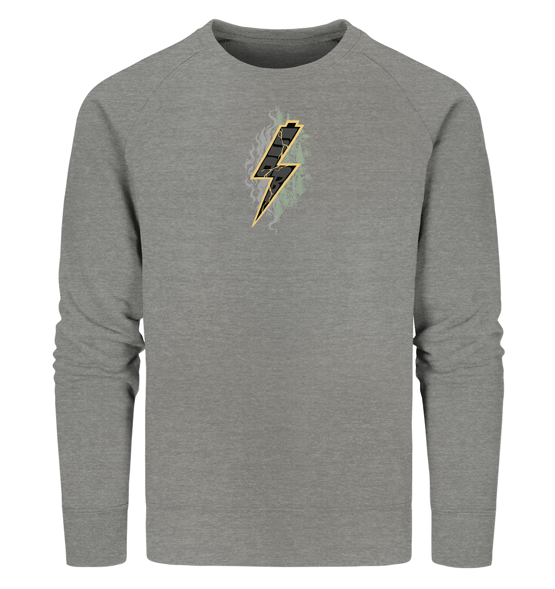 Sons of Battery® - E-MTB Brand & Community Sweatshirts Mid Heather Grey / XS SoB - Shred or Alive - Organic Sweatshirt E-Bike-Community