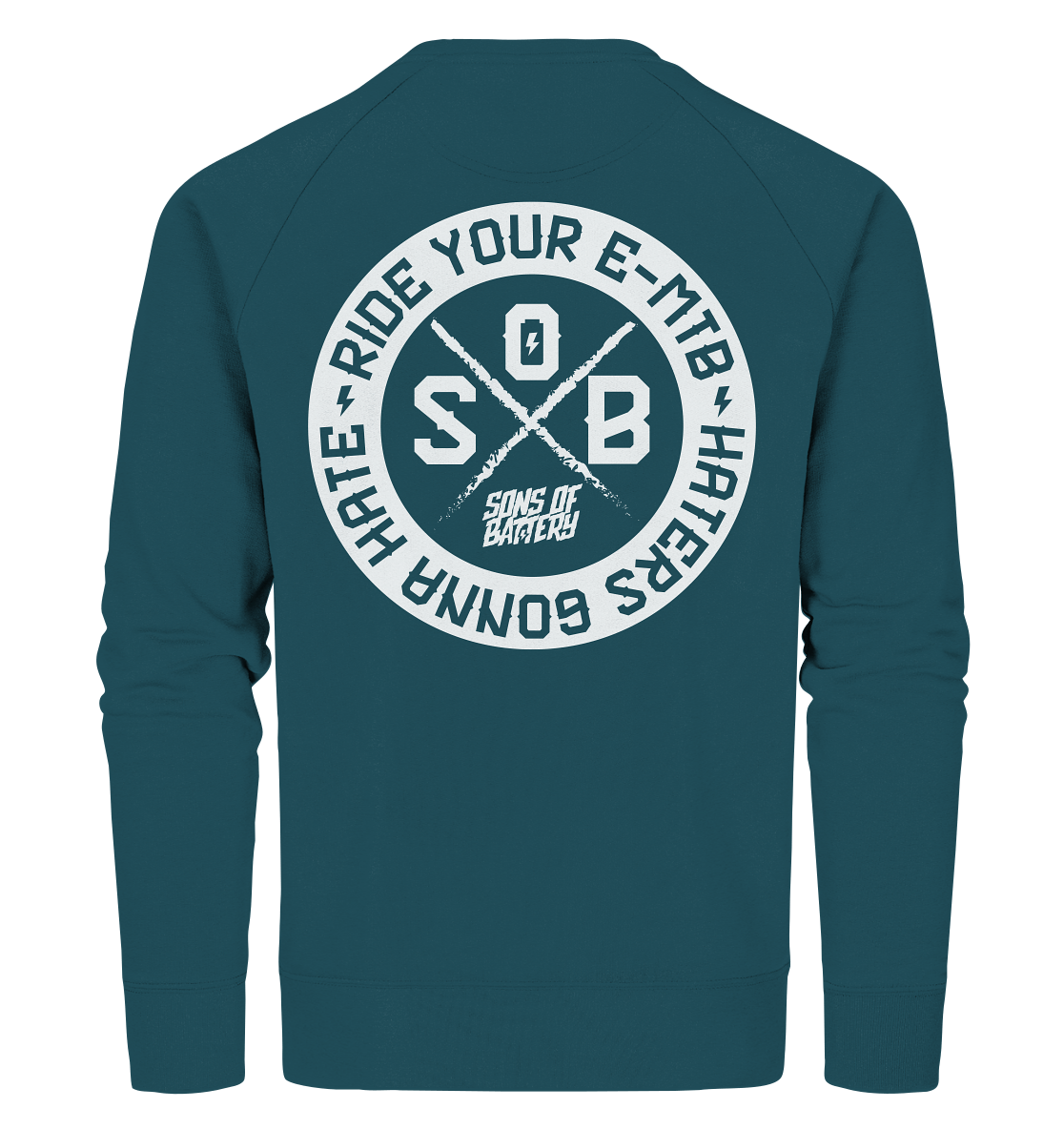 Sons of Battery® - E-MTB Brand & Community Sweatshirts Stargazer / XS Haters gonna Hate - Organic Sweatshirt (Flip Label) E-Bike-Community