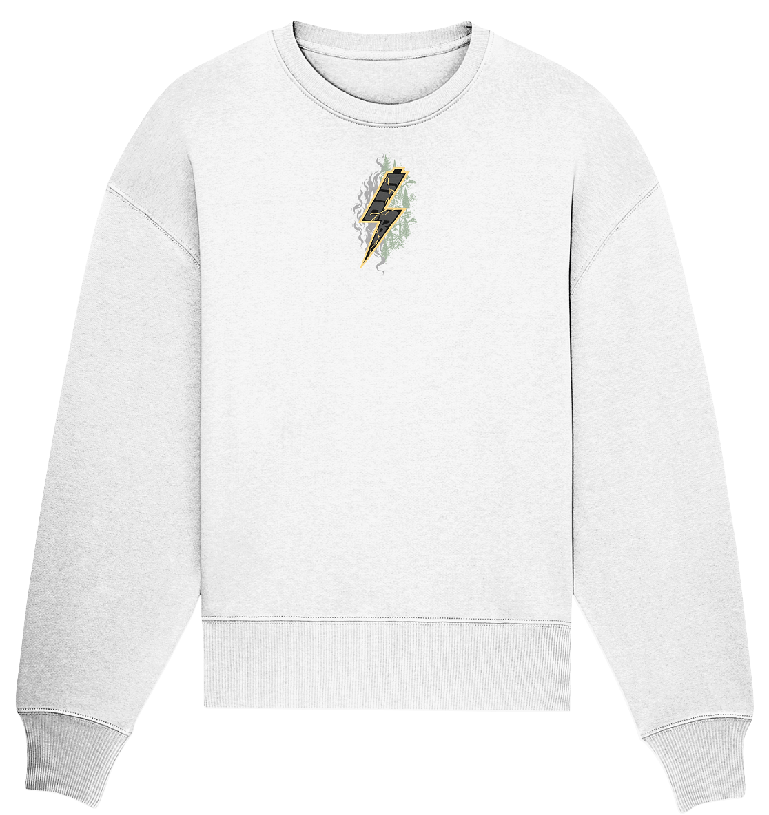 Sons of Battery® - E-MTB Brand & Community Sweatshirts White / S SoB - Shred or Alive - Organic Oversize Sweatshirt E-Bike-Community