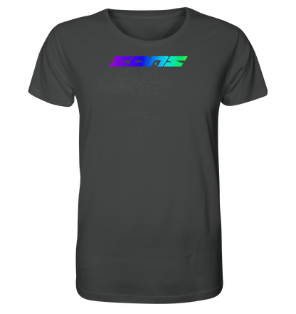 Sons of Battery® - E-MTB Brand & Community Unisex-Shirts Anthracite / XS SONS Rainbow - Organic Shirt (Flip Label) E-Bike-Community