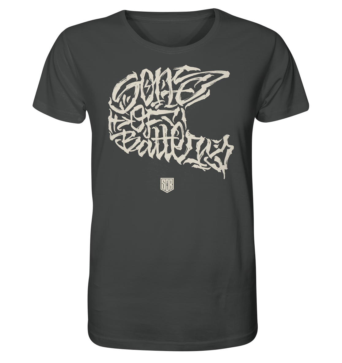 Sons of Battery® - E-MTB Brand & Community Unisex-Shirts Anthracite / XS The Power of Movement - Front / Backprint - 2 Side Organic Shirt (Flip Label) E-Bike-Community