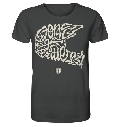 Sons of Battery® - E-MTB Brand & Community Unisex-Shirts Anthracite / XS The Power of Movement - Front Print- Organic Shirt (Flip Label) - Organic Shirt E-Bike-Community