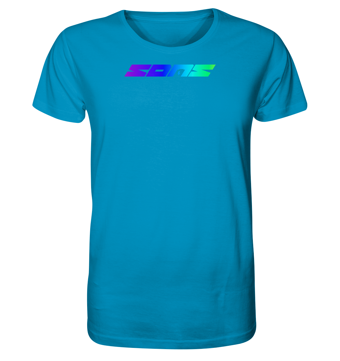 Sons of Battery® - E-MTB Brand & Community Unisex-Shirts Azur / XS SONS Rainbow - Organic Shirt (Flip Label) E-Bike-Community