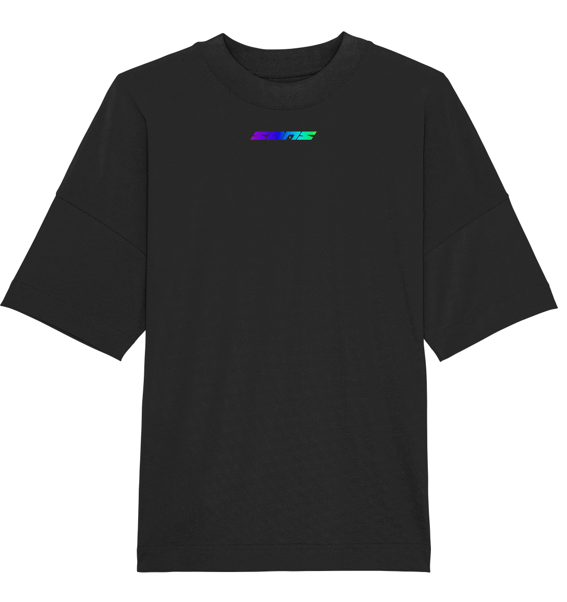 Sons of Battery® - E-MTB Brand & Community Unisex-Shirts Black / XS SONS Rainbow - Organic Oversize Shirt (Flip Label) E-Bike-Community