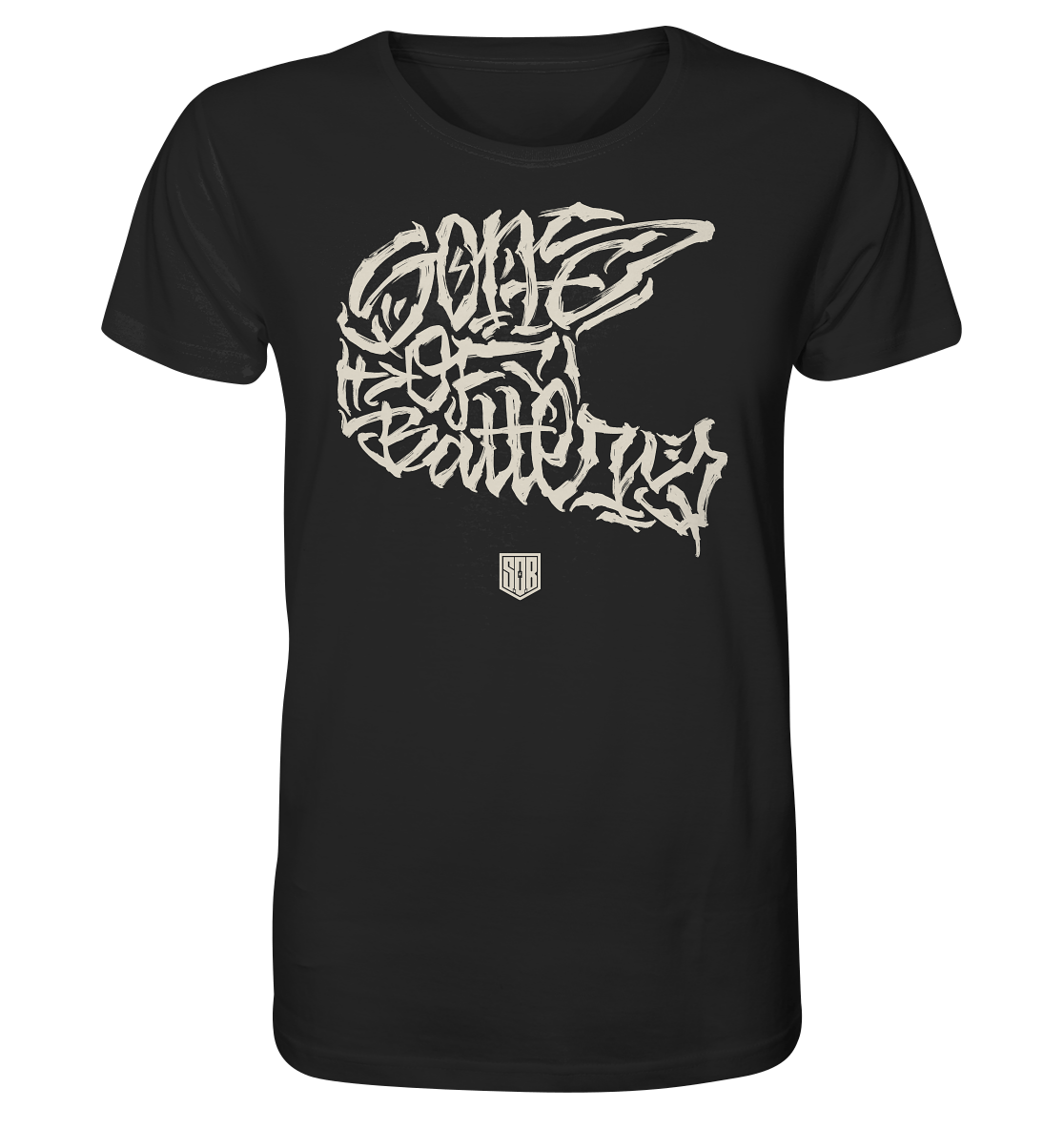 Sons of Battery® - E-MTB Brand & Community Unisex-Shirts Black / XS The Power of Movement - Front / Backprint - 2 Side Organic Shirt (Flip Label) E-Bike-Community