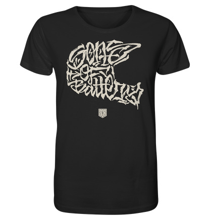 Sons of Battery® - E-MTB Brand & Community Unisex-Shirts Black / XS The Power of Movement - Front / Backprint - 2 Side Organic Shirt (Flip Label) E-Bike-Community