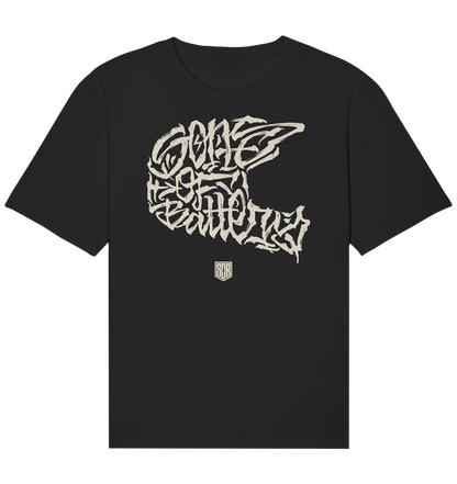 Sons of Battery® - E-MTB Brand & Community Unisex-Shirts Black / XS The Power of Movement - Front Print- Organic Relaxed Shirt (Flip Label) E-Bike-Community
