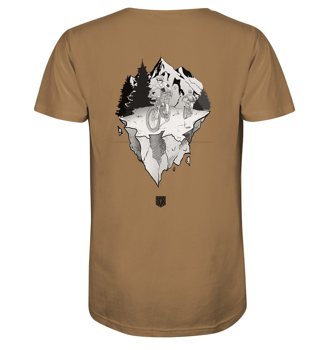 Sons of Battery® - E-MTB Brand & Community Unisex-Shirts Camel / XS Freedom - Organic Shirt (Flip Label) - Organic Shirt E-Bike-Community