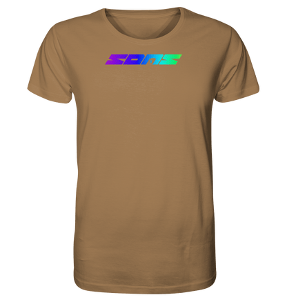 Sons of Battery® - E-MTB Brand & Community Unisex-Shirts Camel / XS SONS Rainbow - Organic Shirt (Flip Label) E-Bike-Community