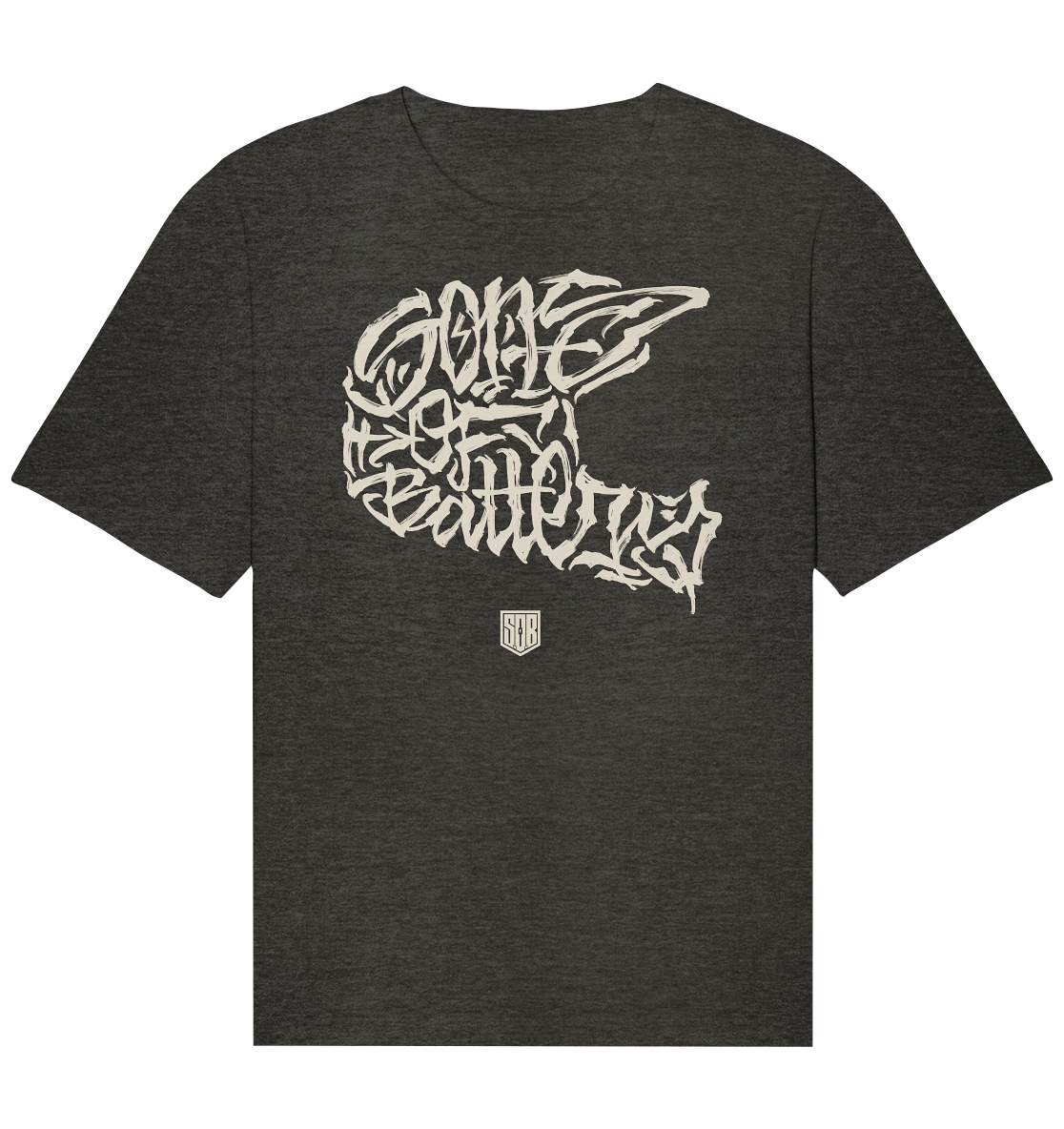 Sons of Battery® - E-MTB Brand & Community Unisex-Shirts Dark Heather Grey / XS The Power of Movement - Front Print- Organic Relaxed Shirt (Flip Label) E-Bike-Community