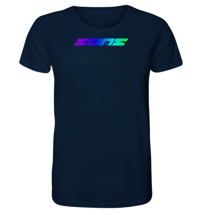 Sons of Battery® - E-MTB Brand & Community Unisex-Shirts French Navy / XS SONS Rainbow - Organic Shirt (Flip Label) E-Bike-Community