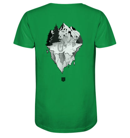 Sons of Battery® - E-MTB Brand & Community Unisex-Shirts Fresh Green / XS Freedom - Organic Shirt (Flip Label) E-Bike-Community