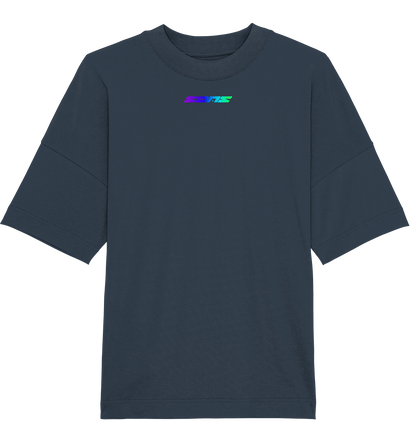 Sons of Battery® - E-MTB Brand & Community Unisex-Shirts India Ink Grey / XS SONS Rainbow - Organic Oversize Shirt (Flip Label) E-Bike-Community