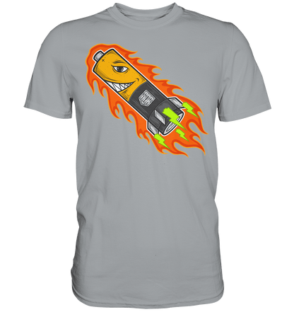 Sons of Battery® - E-MTB Brand & Community Unisex-Shirts Light Oxford / S Original Russel Athletics Uphill Classic Shirt - bis 4XL -140cm Umfang - Ohne Flip Label am Bund E-Bike-Community