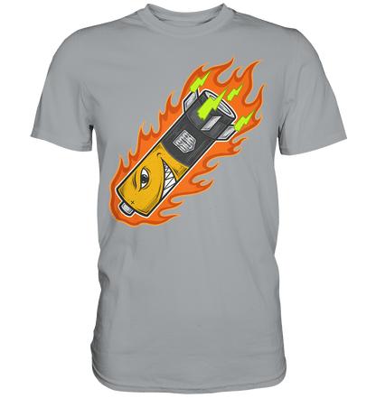 Sons of Battery® - E-MTB Brand & Community Unisex-Shirts Light Oxford / S S.o.B Pin Up Battery - Classic Shirt E-Bike-Community