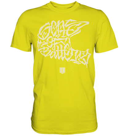 Sons of Battery® - E-MTB Brand & Community Unisex-Shirts Pixel Lime / S The Power of Movement - Front Print - Premium Shirt - (Flip Label) E-Bike-Community