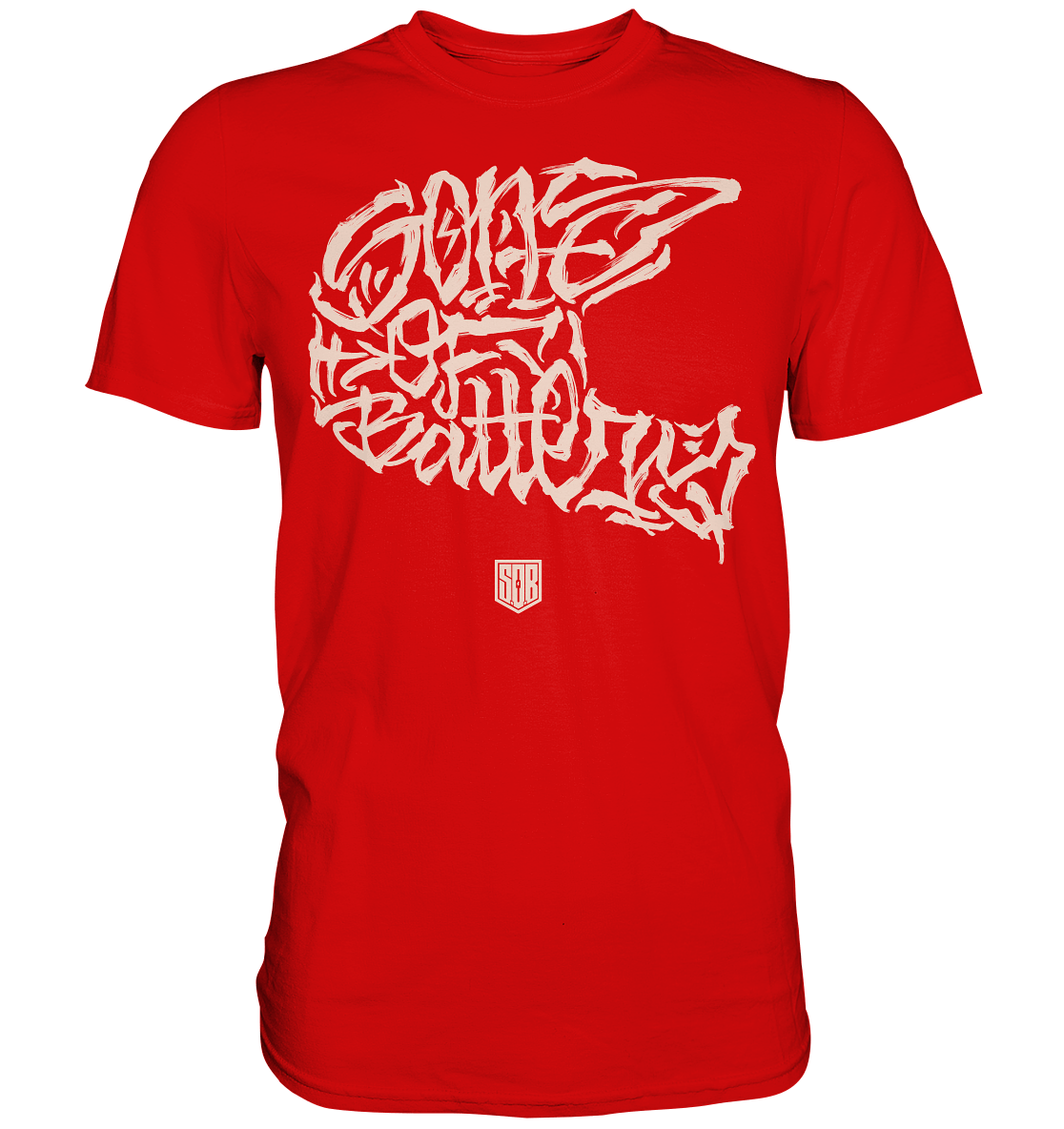 Sons of Battery® - E-MTB Brand & Community Unisex-Shirts Red / S The Power of Movement - Front Print - Premium Shirt - (Flip Label) E-Bike-Community