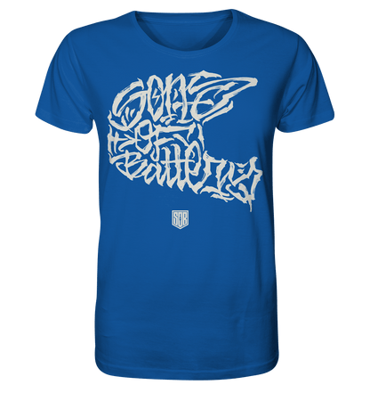 Sons of Battery® - E-MTB Brand & Community Unisex-Shirts Royal Blue / XS The Power of Movement - Front Print- Organic Shirt (Flip Label) - Organic Shirt E-Bike-Community