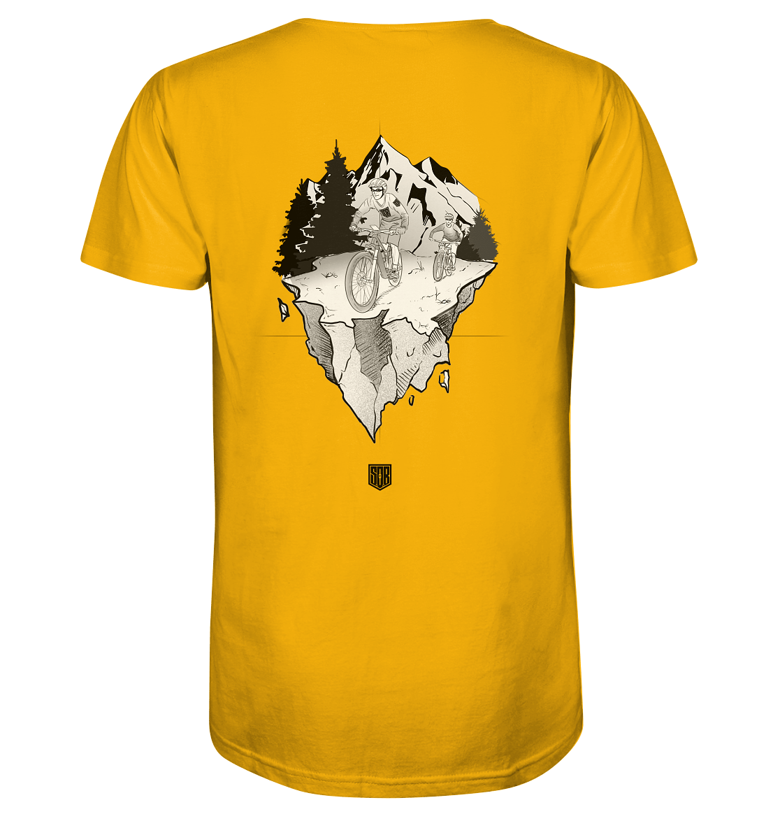 Sons of Battery® - E-MTB Brand & Community Unisex-Shirts Spectra Yellow / XS Freedom - Organic Shirt (Flip Label) E-Bike-Community