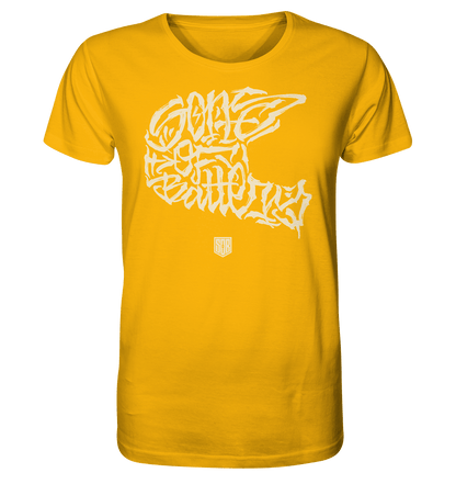 Sons of Battery® - E-MTB Brand & Community Unisex-Shirts Spectra Yellow / XS The Power of Movement - Front / Backprint - 2 Side Organic Shirt (Flip Label) E-Bike-Community