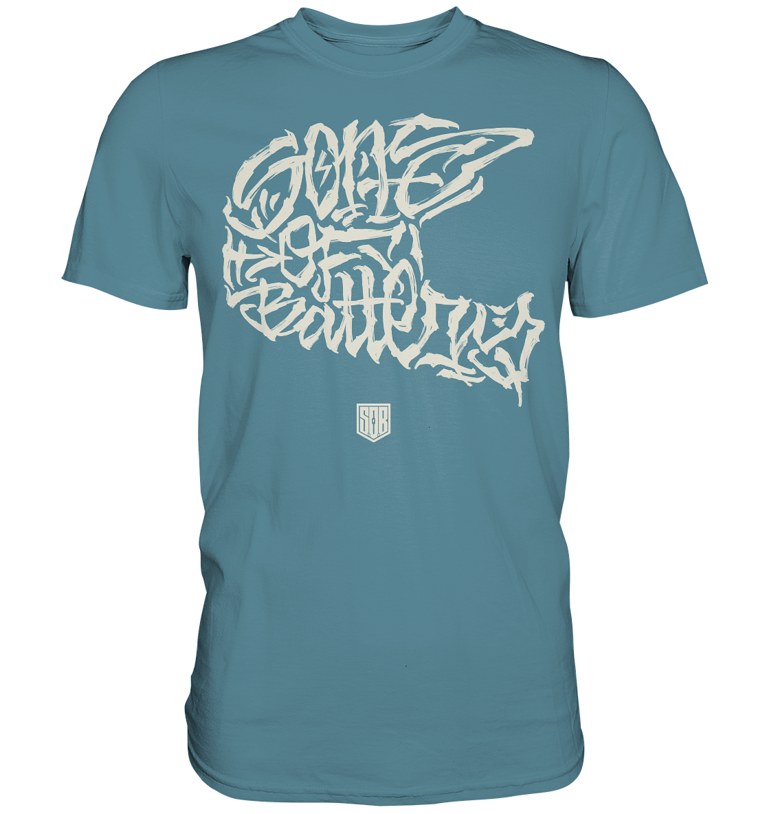 Sons of Battery® - E-MTB Brand & Community Unisex-Shirts Stone Blue / S The Power of Movement - Front Print - Premium Shirt - (Flip Label) E-Bike-Community