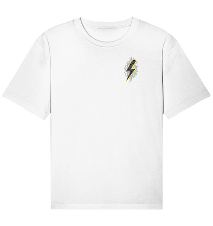 Sons of Battery® - E-MTB Brand & Community Unisex-Shirts White / XS SoB - Shred or Alive - Organic Relaxed Shirt E-Bike-Community