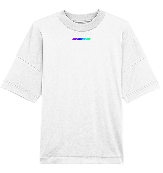 Sons of Battery® - E-MTB Brand & Community Unisex-Shirts White / XS SONS Rainbow - Organic Oversize Shirt (Flip Label) E-Bike-Community