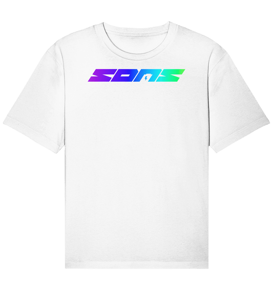 Sons of Battery® - E-MTB Brand & Community Unisex-Shirts White / XS SONS Rainbow - Organic Relaxed Shirt (Flip Label) E-Bike-Community