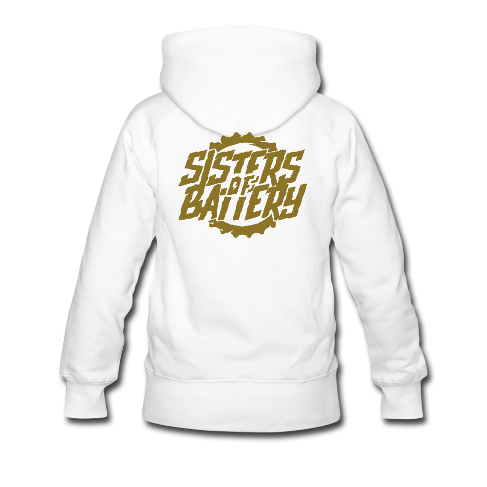 Sisters of Battery - GOLD EDITION - Frauen Premium Hoodie - Sons of Battery® - E-MTB Brand & Community