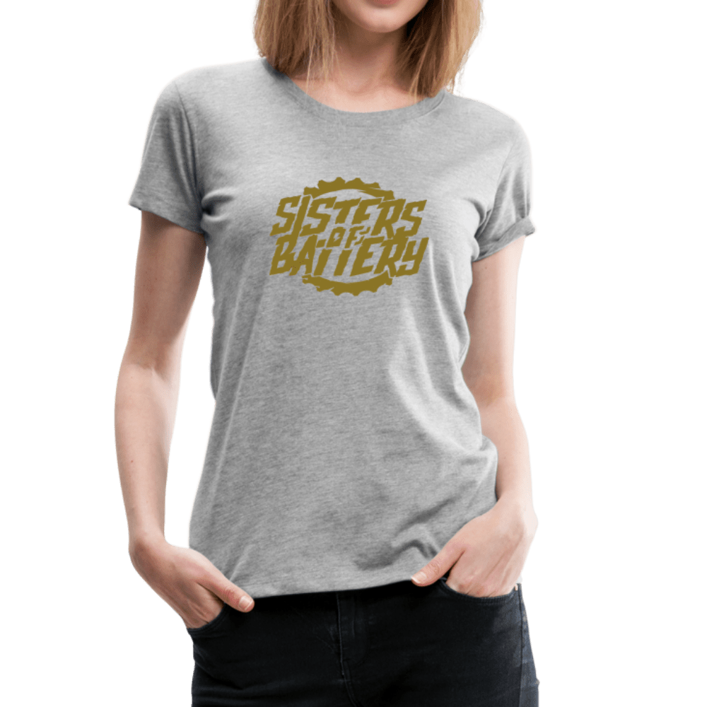 SPOD Frauen Premium T-Shirt SISTERS OF BATTERY - Women’s Premium T-Shirt E-Bike-Community