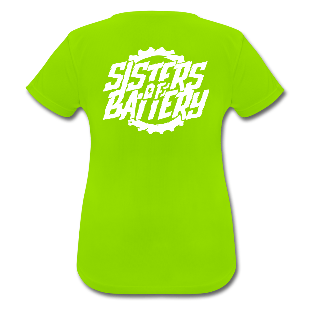 Sisters of Battery - Frauen T-Shirt atmungsaktiv - Sons of Battery® - E-MTB Brand & Community