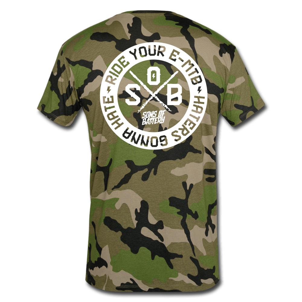 "Haters" - SOns of Battery - Männer Camouflage-Shirt - Sons of Battery® - E-MTB Brand & Community