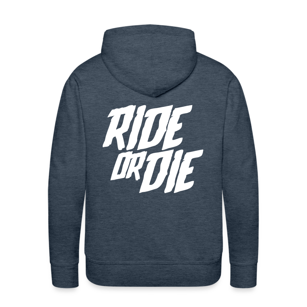 SPOD Männer Premium Hoodie Jeansblau / S Ride or Die - Premium Hoodie E-Bike-Community