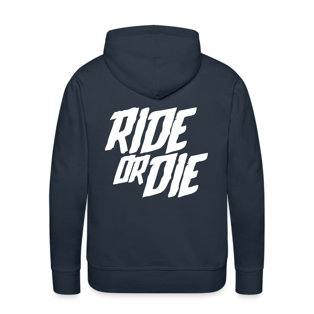 SPOD Männer Premium Hoodie Navy / S Ride or Die - Premium Hoodie E-Bike-Community