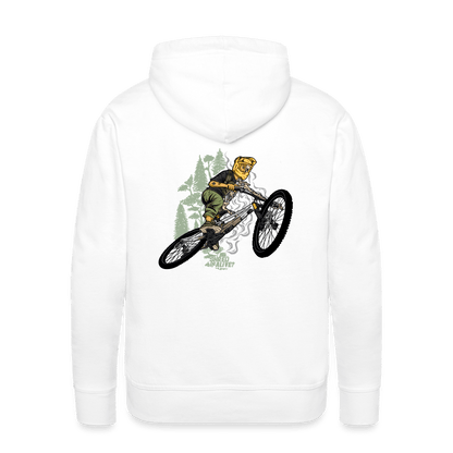 SPOD Männer Premium Hoodie Shred or Alive Jumper (Back) - Men’s Premium Hoodie E-Bike-Community