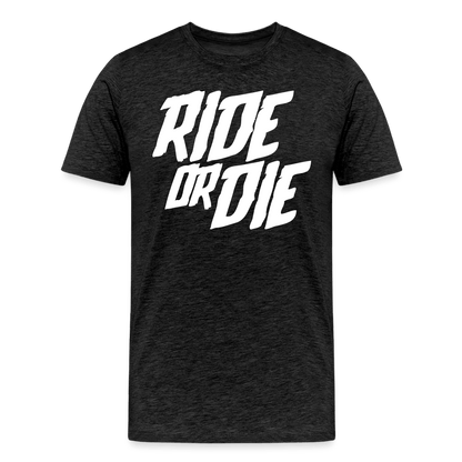 SPOD Männer Premium T-Shirt | Spreadshirt 812 Anthrazit / S Ride or Die - Männer Premium T-Shirt bis 5XL E-Bike-Community
