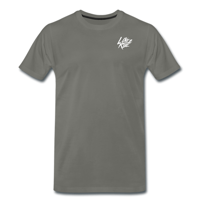 LOVE 2 RIDE - Front / Backprint -Männer Premium T-Shirt - Sons of Battery® - E-MTB Brand & Community
